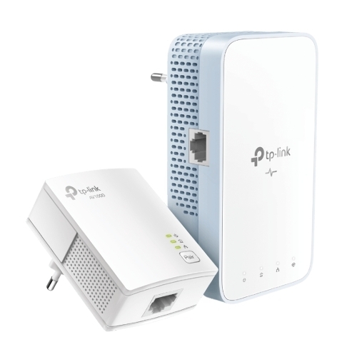 Комплект гигабитных TP-Link WiFi Powerline адаптеров AV1000 Gigabit Powerline ac Wi-Fi Kit, Dual band 802.11ac Wi-Fi - AC750 dual band Wi-Fi (433Mbps on 5GHz & 300Mbps on 2.4GHz)(TL-WPA7517 & TL-PA7017)
