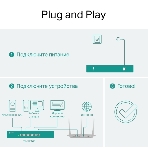 Коммутатор TP-Link 5-port Desktop 10G Unmanaged Switch, 5 100/1G/2.5G/5G/10G RJ-45 ports, Fanless design