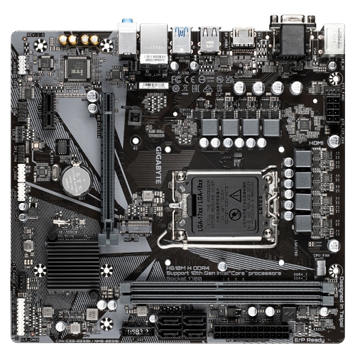 Материнская плата Gigabyte H610M H DDR4 Soc-1700 Intel H610 2xDDR4 mATX AC`97 8ch(7.1) GbLAN+VGA+HDMI