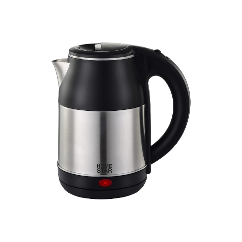 Чайник электрический Homestar HS-1034 1.8 л, нержавейка, черный (12)