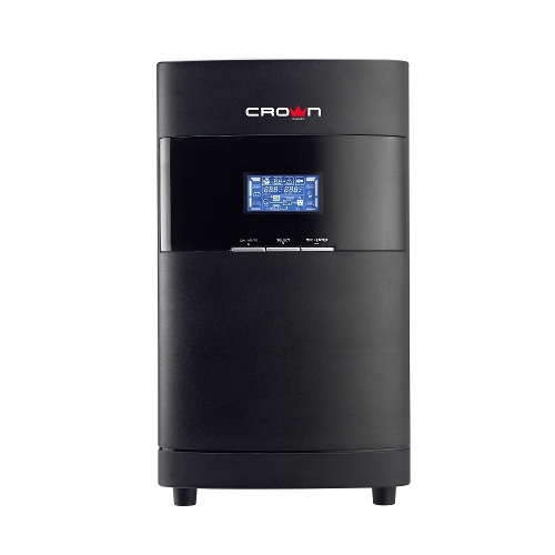 Источник бесперебойного питания CROWN On-Line CMUOA-350-2K EURO 2000VA/1800W, корпус металл, TOWER, АКБ 6*12V/7AH, PF-0.9, AVR 110-300V, порт RJ-11/45+USB/RS-232, EPO, розетки 4*EURO, входной кабель 2 м, вентилятор охлаждения, автомат, слот для SNMP, порт для доп. батарейных кабинетов, ПО