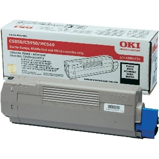 Картридж лазерный Oki C5850/5950/MC560 8K черный