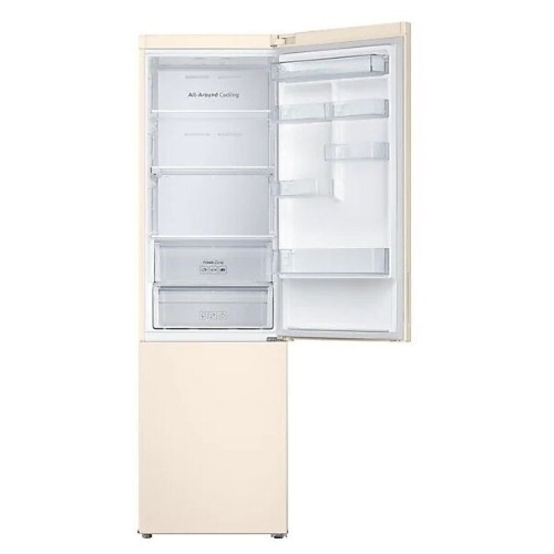 Холодильник Samsung RB37A5200EL/WT бежевый двухкамерный 269/118 л морозилка снизу