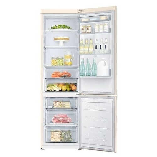 Холодильник Samsung RB37A5200EL/WT бежевый двухкамерный 269/118 л морозилка снизу