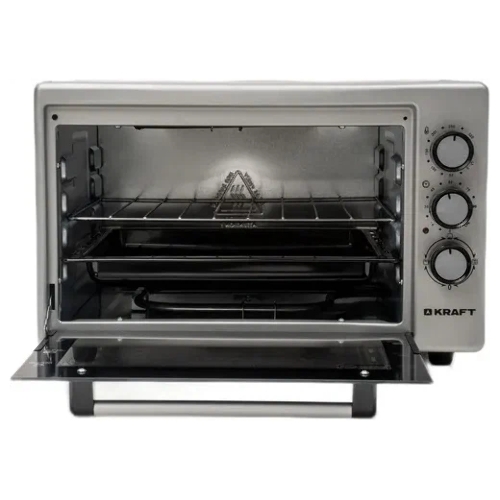 Мини-печь Kraft KF-MO 3200 GR (1 протвень+1 решетка)