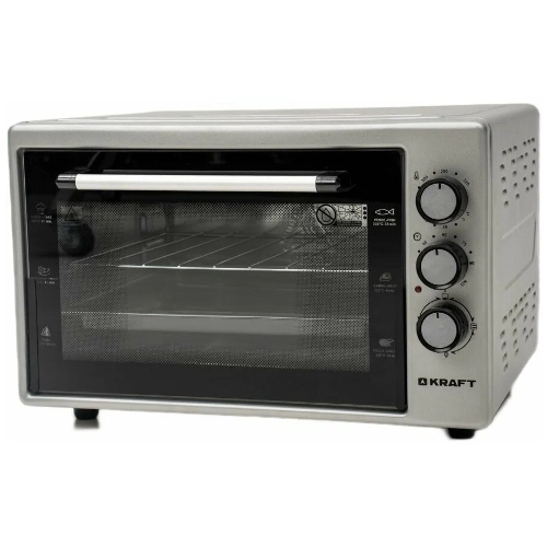 Мини-печь Kraft KF-MO 3200 GR (1 протвень+1 решетка)