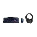 Комплект клавиатура+мышь Oklick HS-HKM100G проводной, USB, 2400 DPI, чёрный