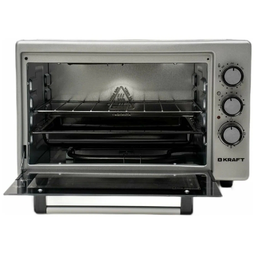 Мини-печь Kraft KF-MO 3200 GR (1 протвень+1 решетка)