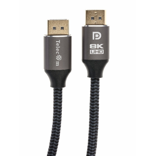 Кабель соединительный DP-DP 1.4V 8K@60Hz 2м, Telecom Pro <TCG750-2M>